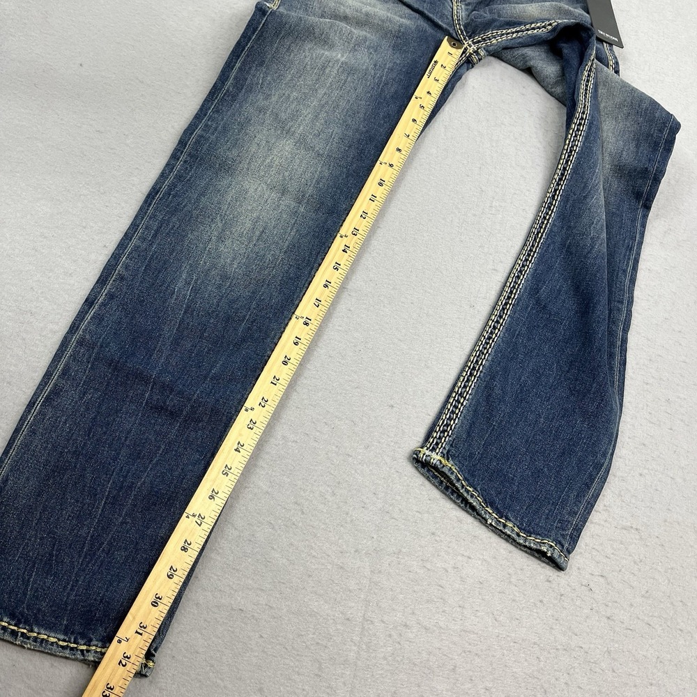 True Religion Jeans Womens 26 Fits 29x32 Ricki Lurex Relaxed Straight Super QT - Picture 14 of 16